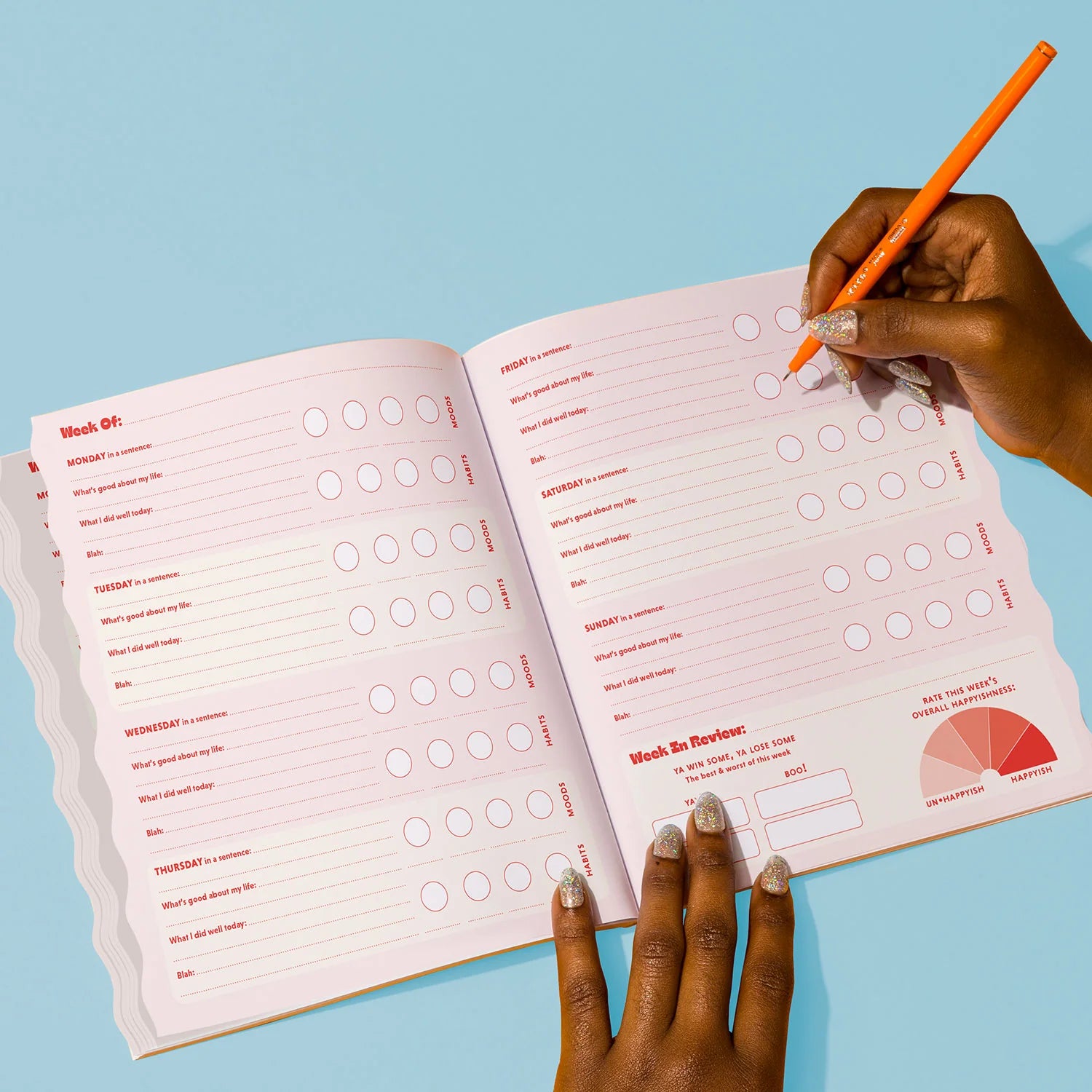 Happyish Guided Journal by Nora McInerny
