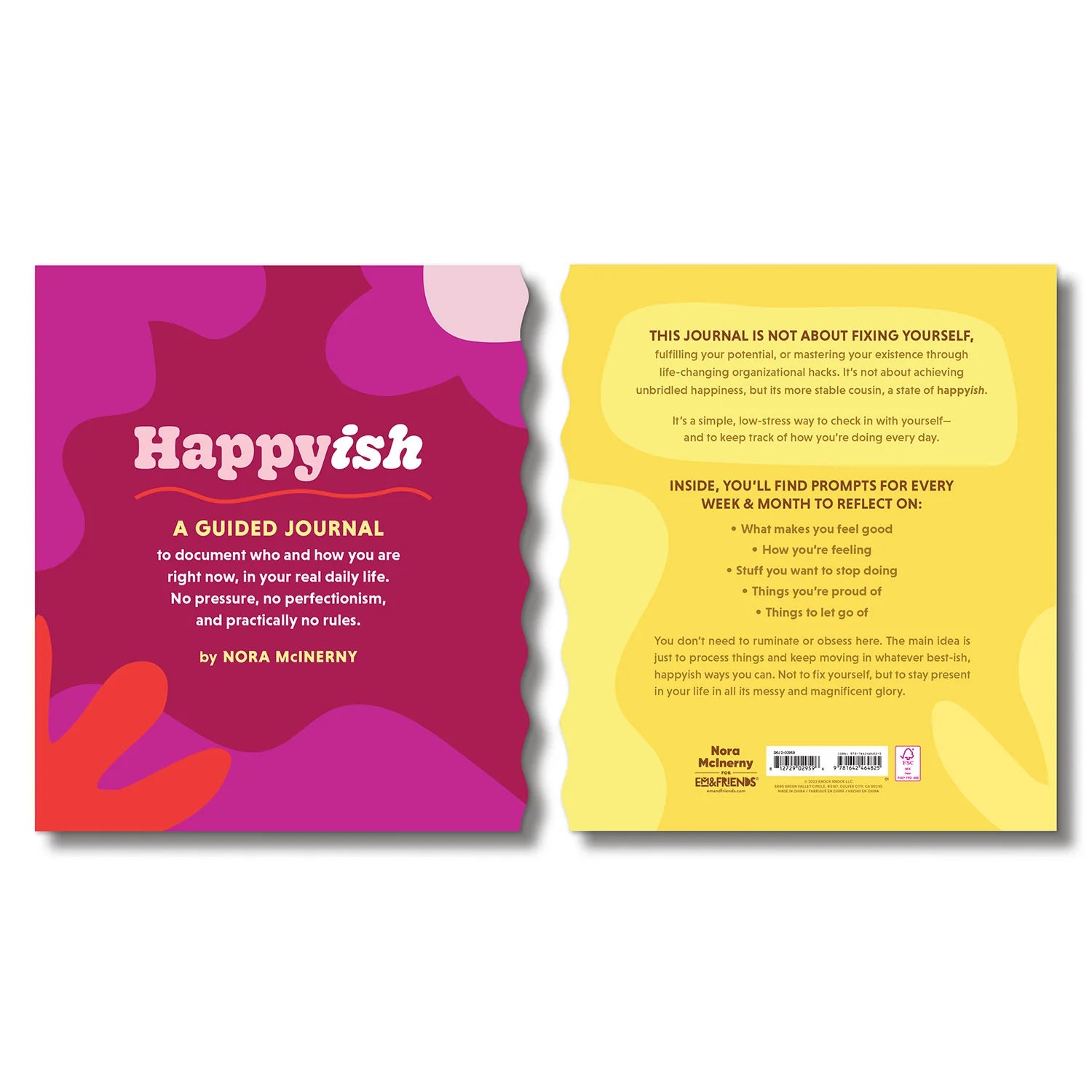 Happyish Guided Journal by Nora McInerny