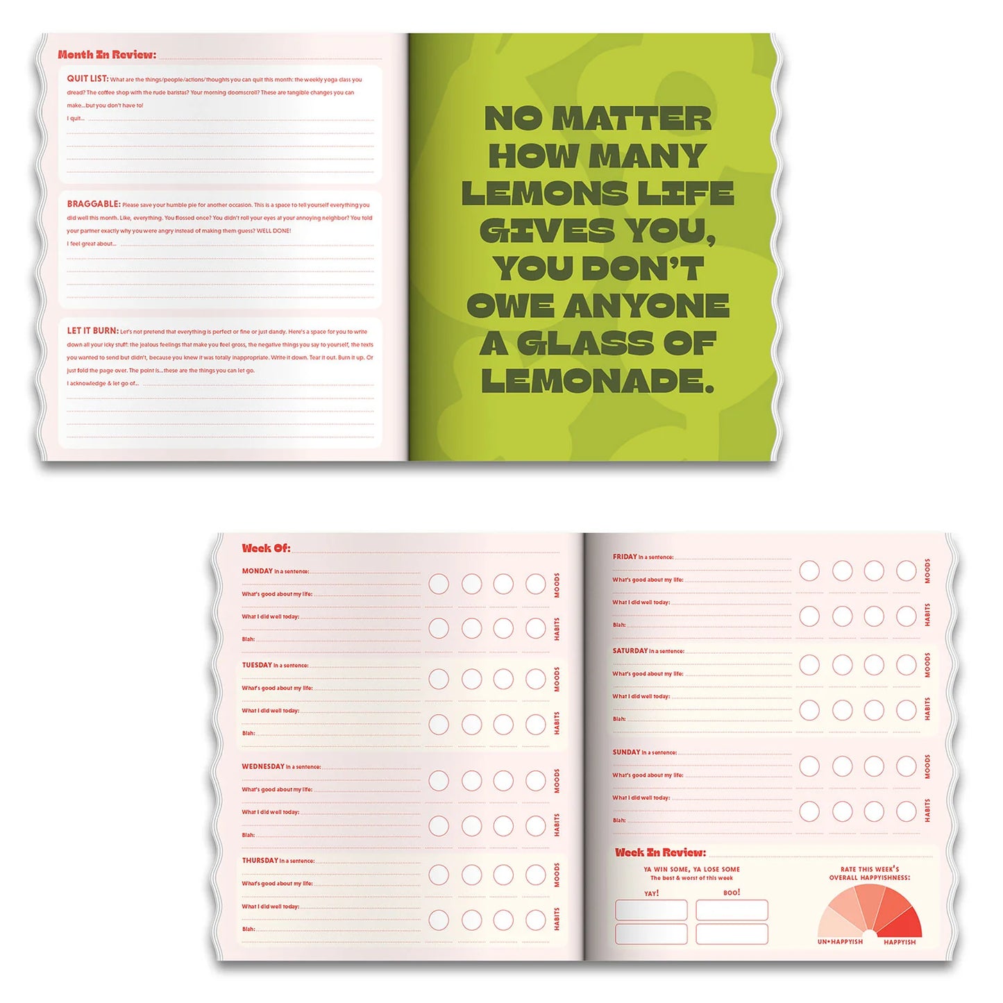 Happyish Guided Journal by Nora McInerny