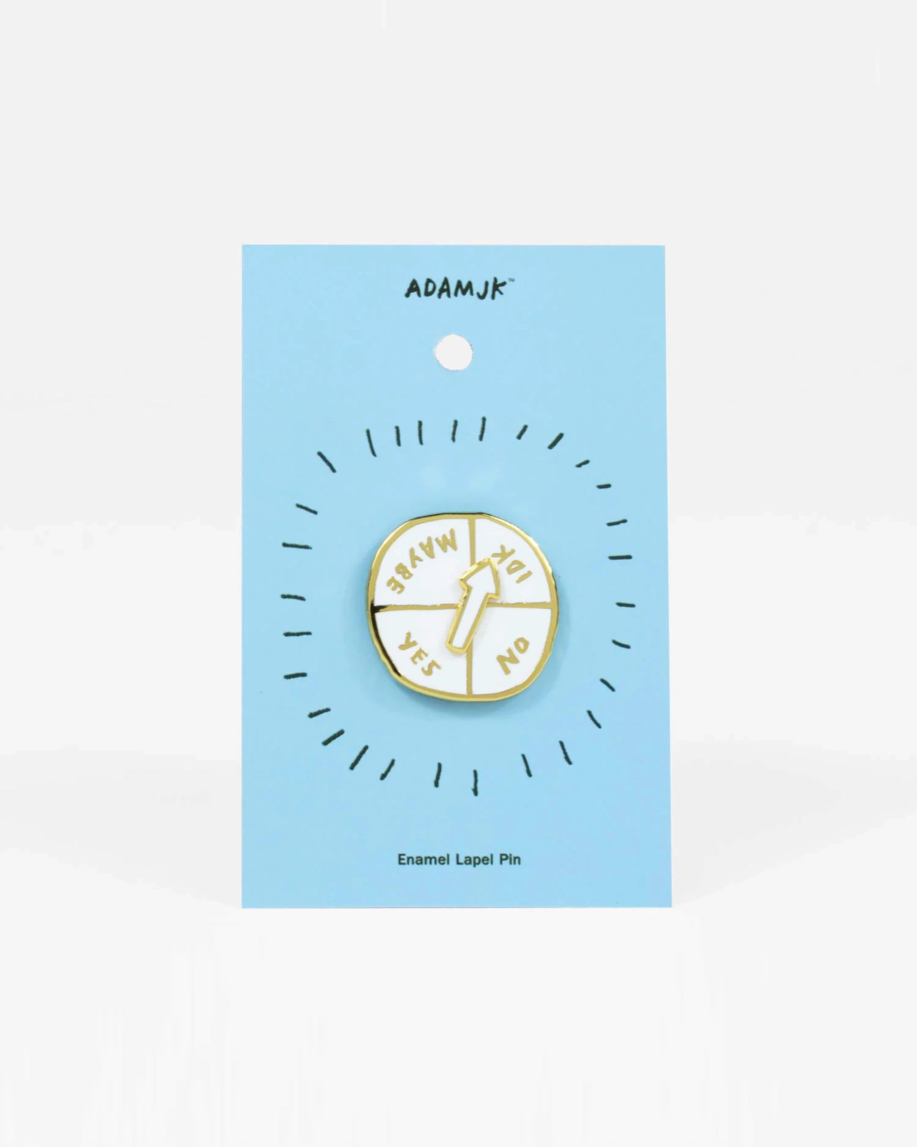 Indecisive Spinner Pin by Adam JK