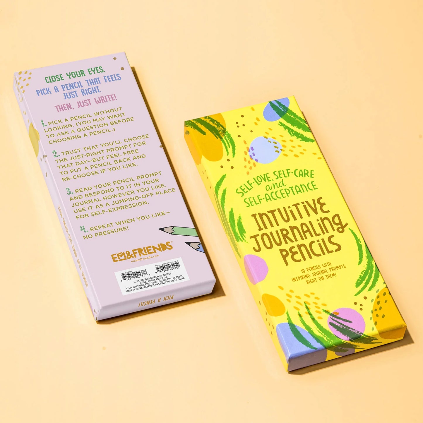 Intuitive Journaling Pencil Set - Self-Love