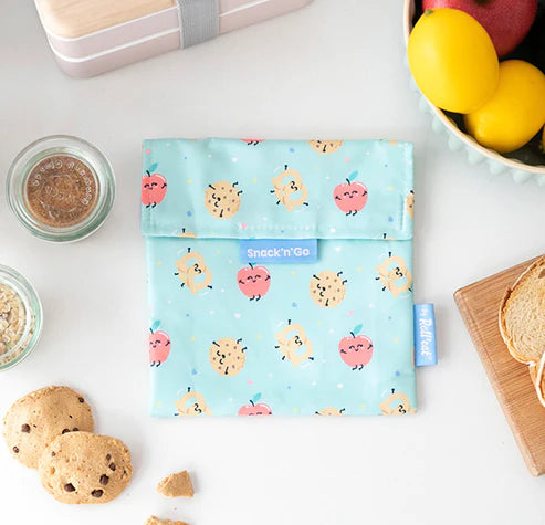 Roll'eat Snack’n’Go Reusable Snack Bag Mr Wonderful Apple - Rally Rally Singapore
