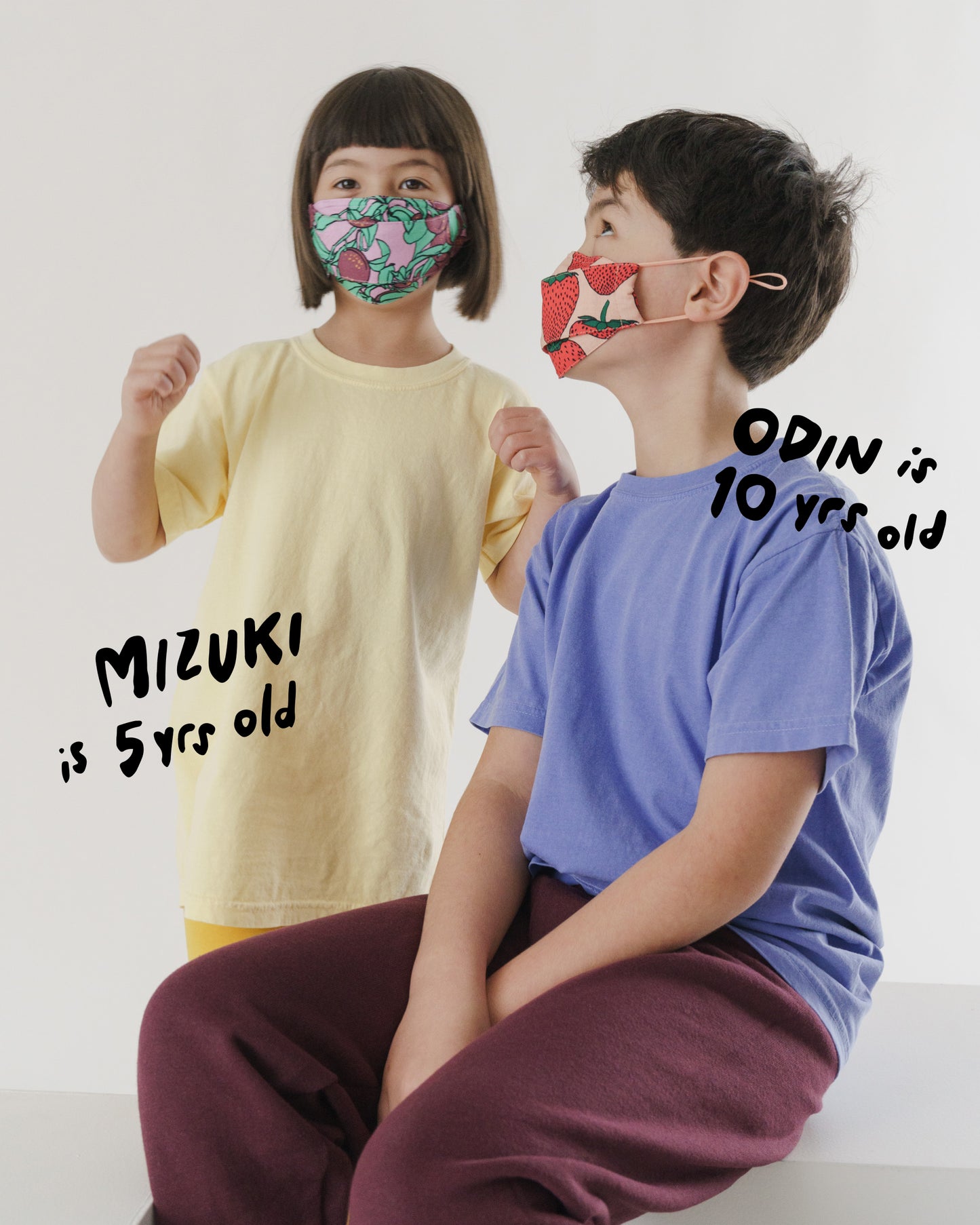 Kids' Mask Set - Backyard Fruit