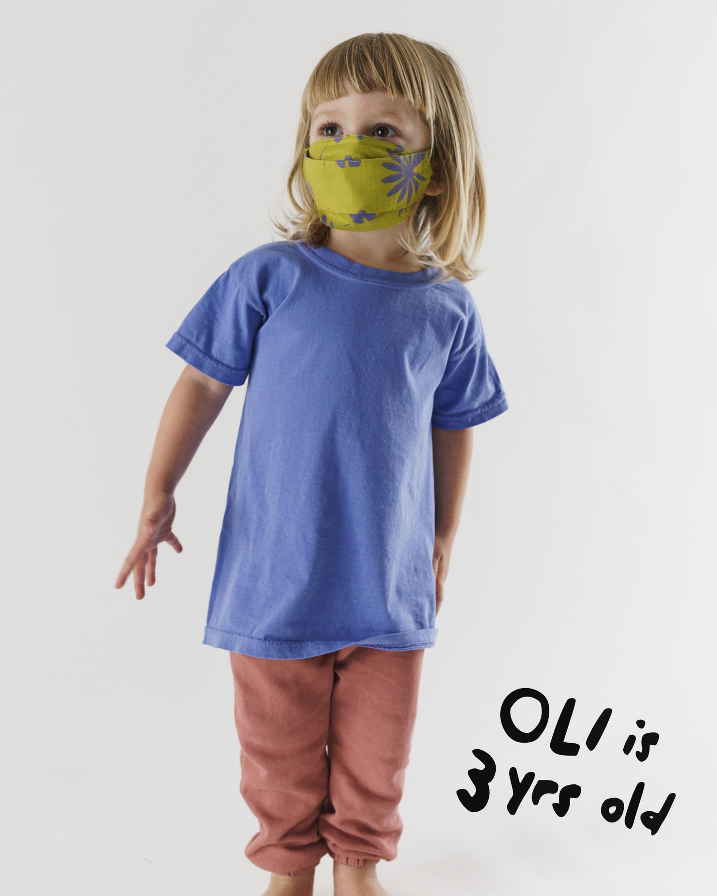 Kids' Mask Set - Floral Sun Prints