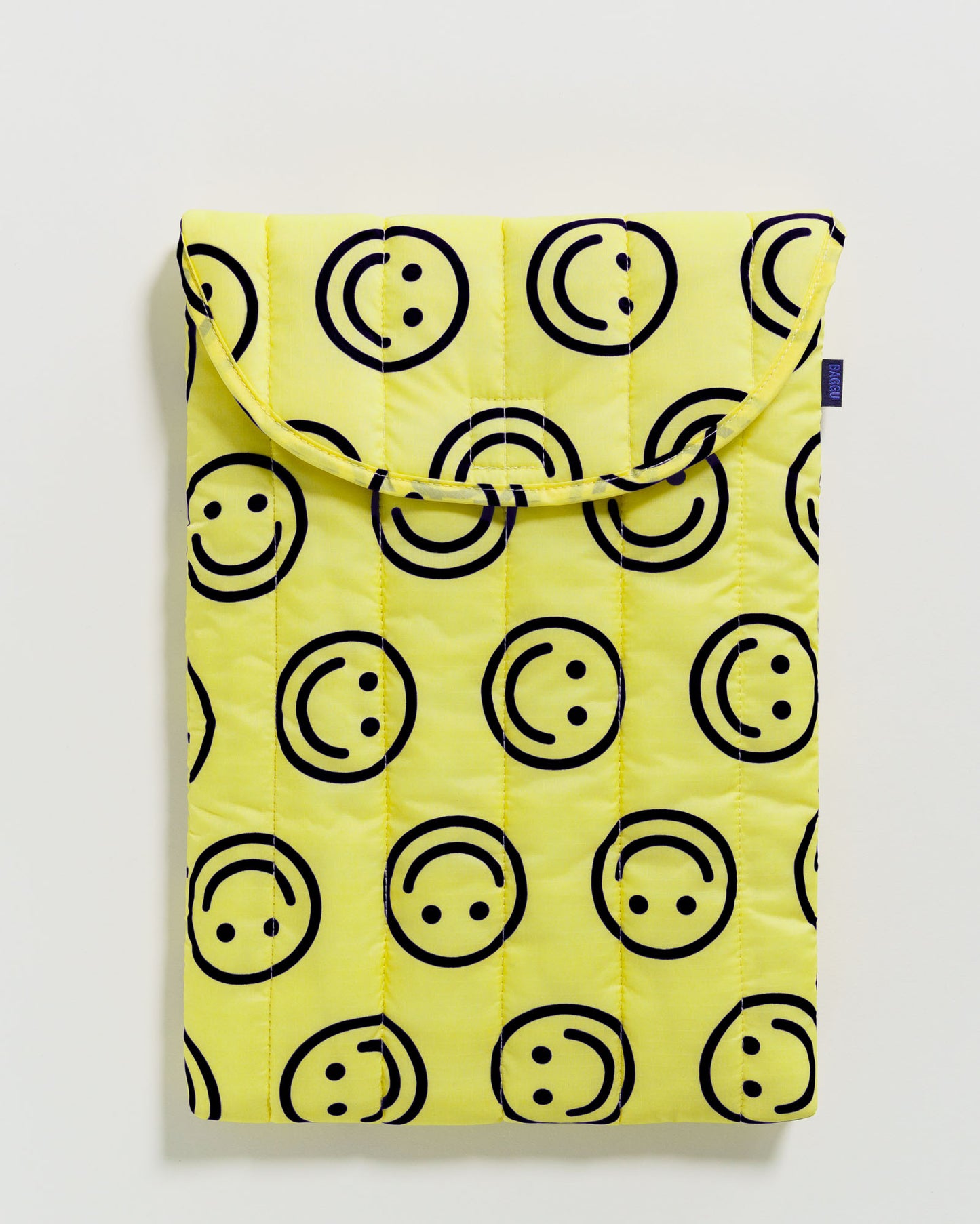 BAGGU Puffy Laptop Sleeve 16" - Yellow Happy
