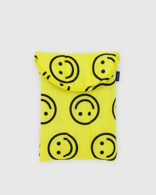 Puffy Tablet Sleeve 8" - Yellow Happy