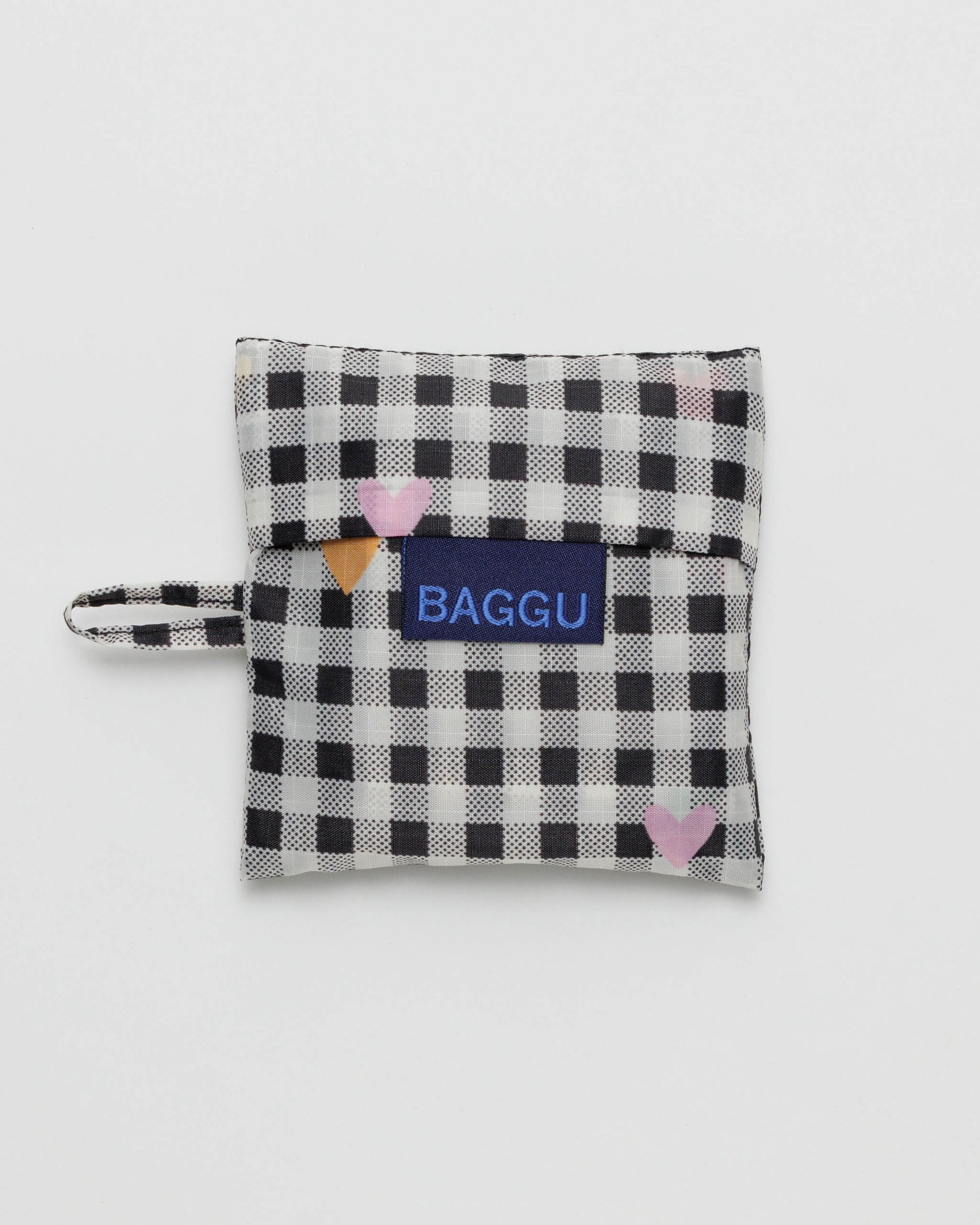Baby BAGGU Reusable Bag - Gingham Hearts | RALLY RALLY Singapore