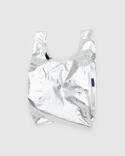 Baby BAGGU Reusable Bag Metallic Silver | Rally Rally Singapore