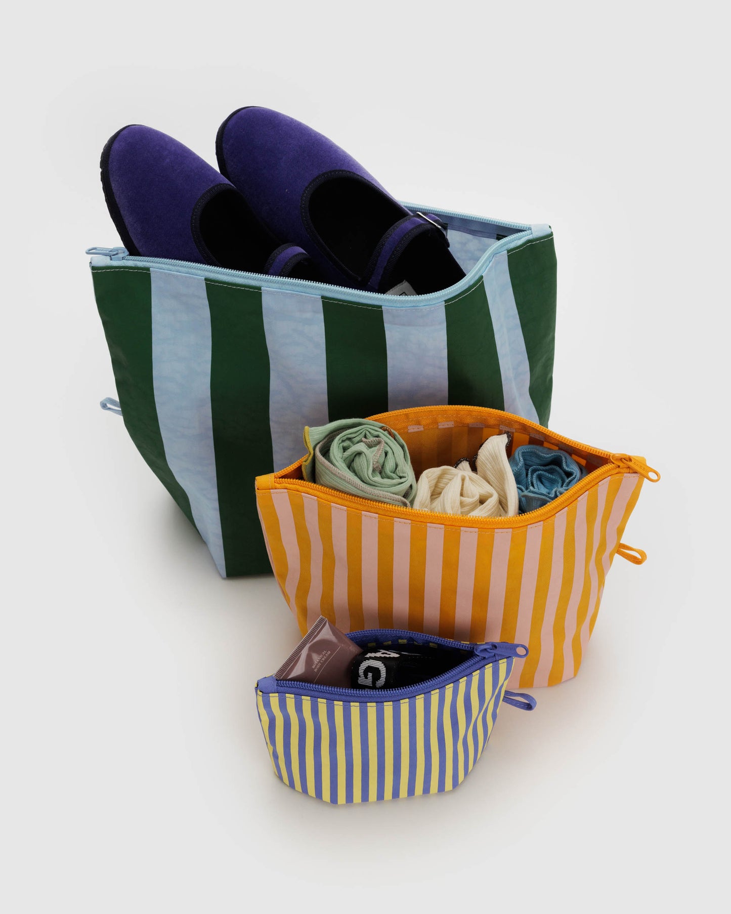 Go Pouch Set - Hotel Stripes