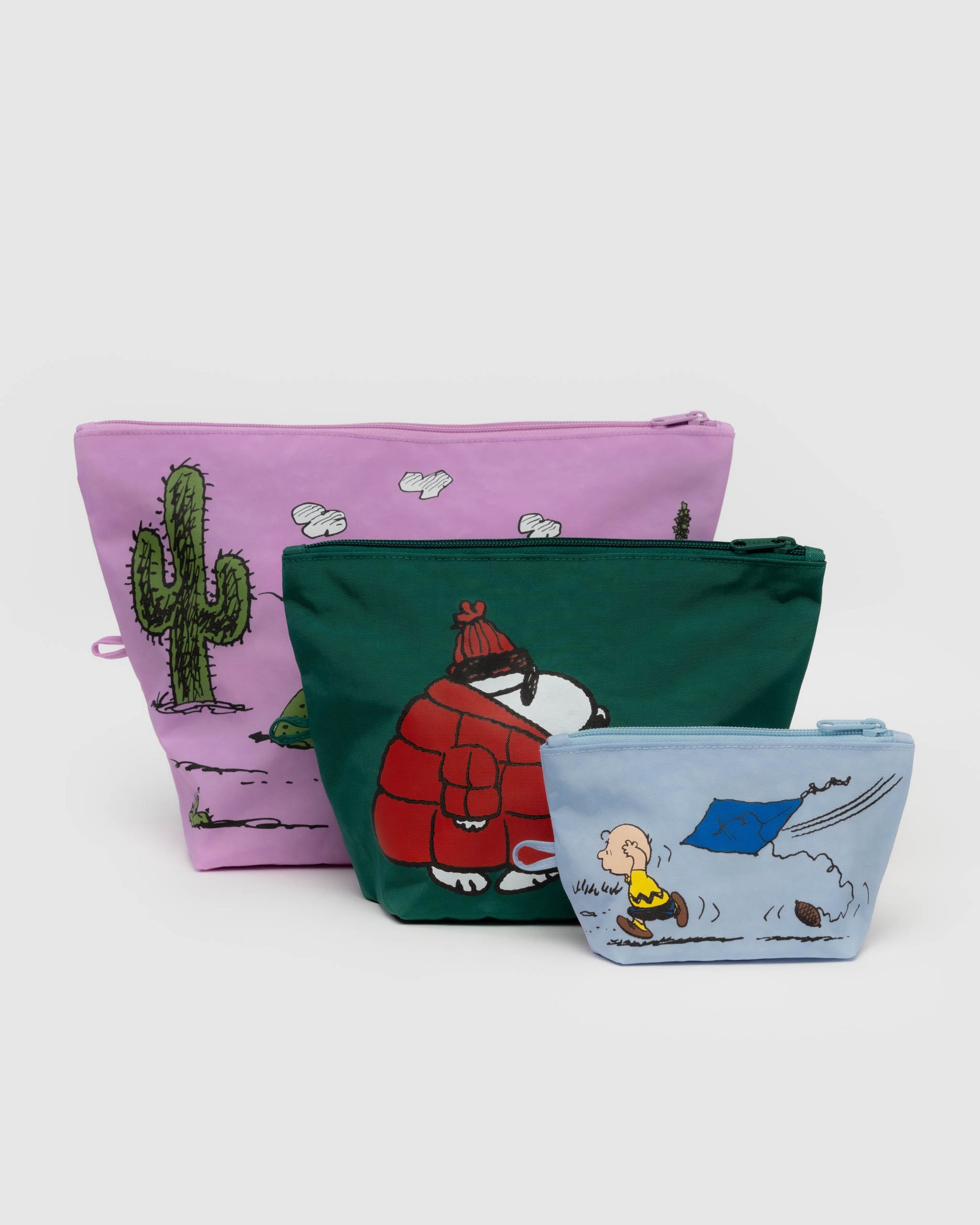 BAGGU x Peanuts Go Pouch Set | Rally Rally Singapore