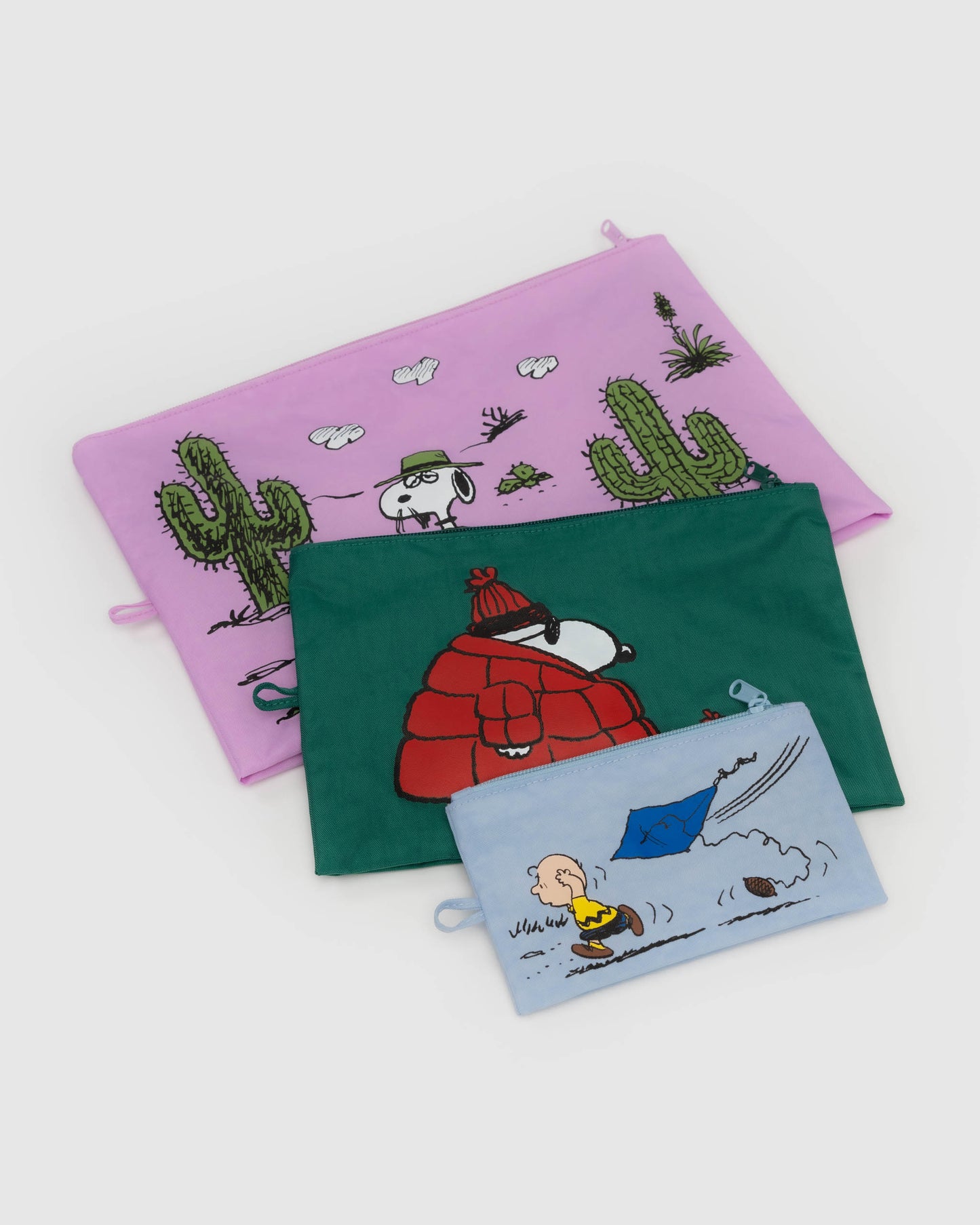 BAGGU x Peanuts Go Pouch Set | Rally Rally Singapore