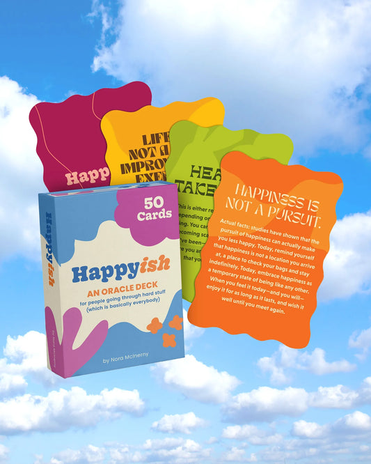 Happyish Oracle Cards Deck by Nora McInerny