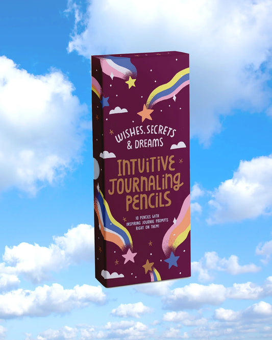 Intuitive Journaling Pencil Set - Wishes, Secrets & Dreams