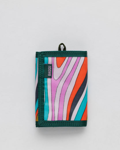 BAGGU Velcro Wallet Candy Woodgrain - Rally Rally Singapore