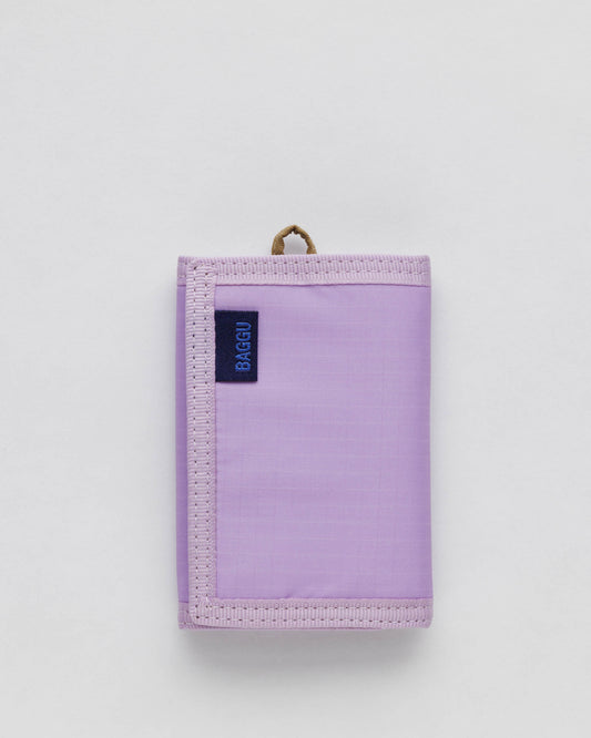 BAGGU Velcro Wallet Dusty Lilac - Rally Rally Singapore