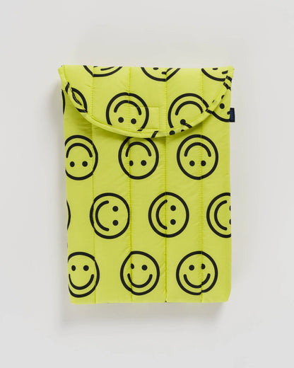 BAGGU Puffy Laptop Sleeve 13" Yellow Happy - Rally Rally Singapore