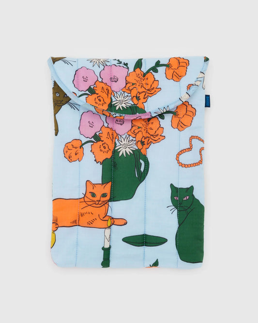 Puffy Laptop Sleeve 13"/14" - Table Cats