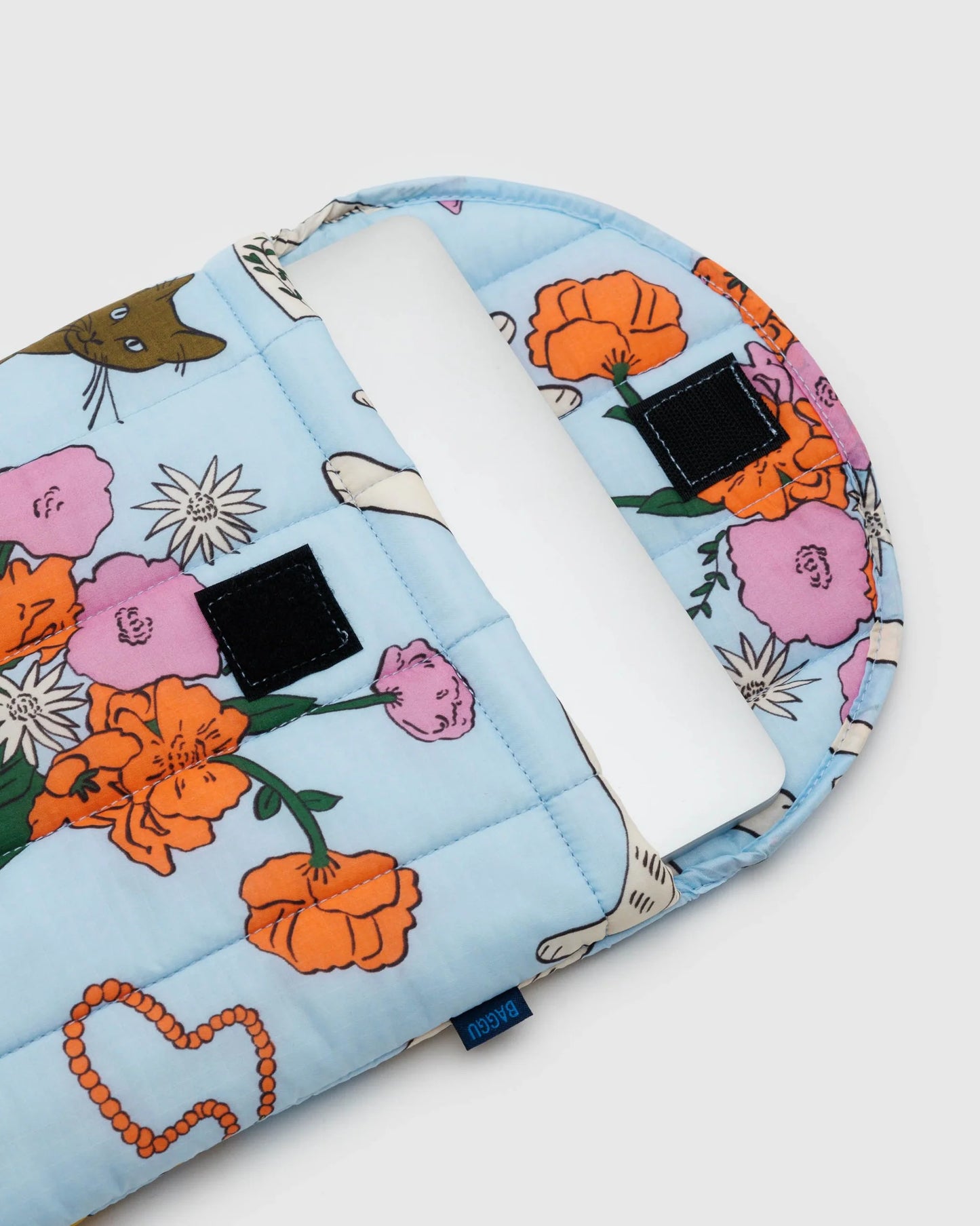 Puffy Laptop Sleeve 13"/14" - Table Cats