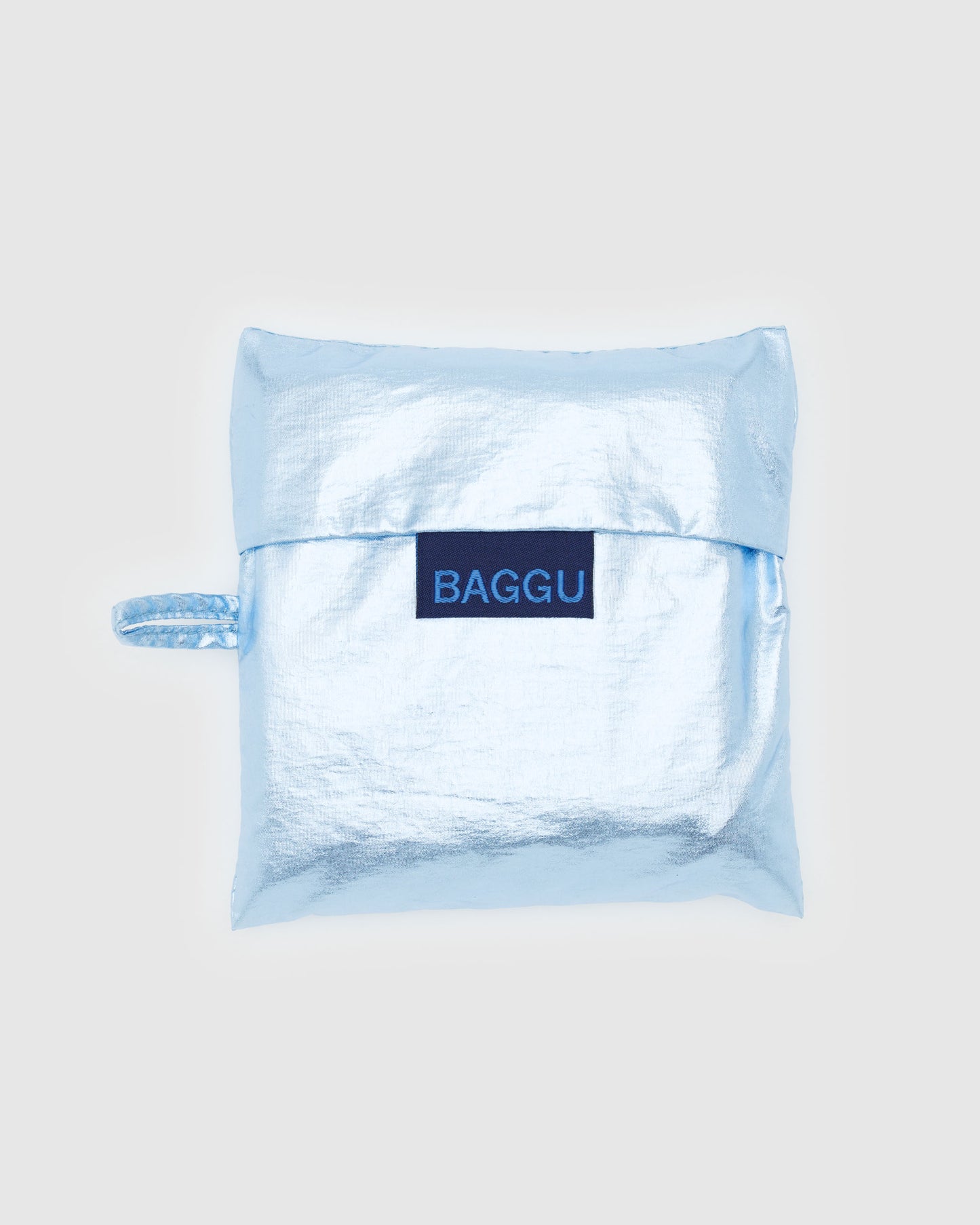 Standard BAGGU Reusable Bag Metallic Light Blue | Rally Rally Singapore