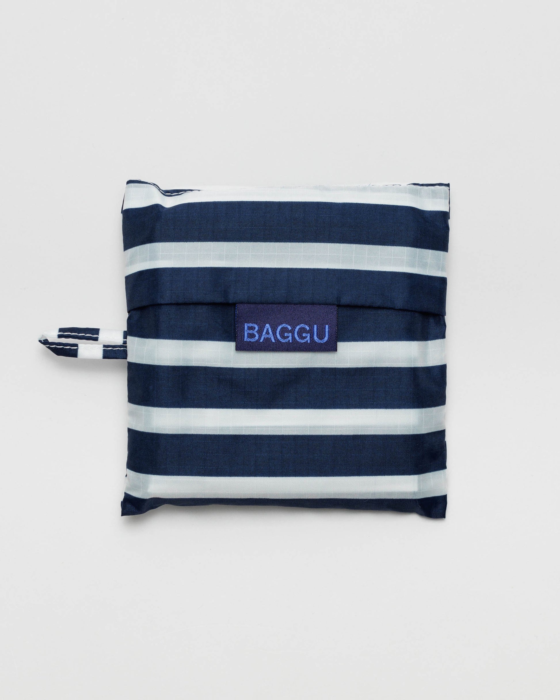 Standard BAGGU Reusable Bag - Navy Stripe | RALLY RALLY Singapore