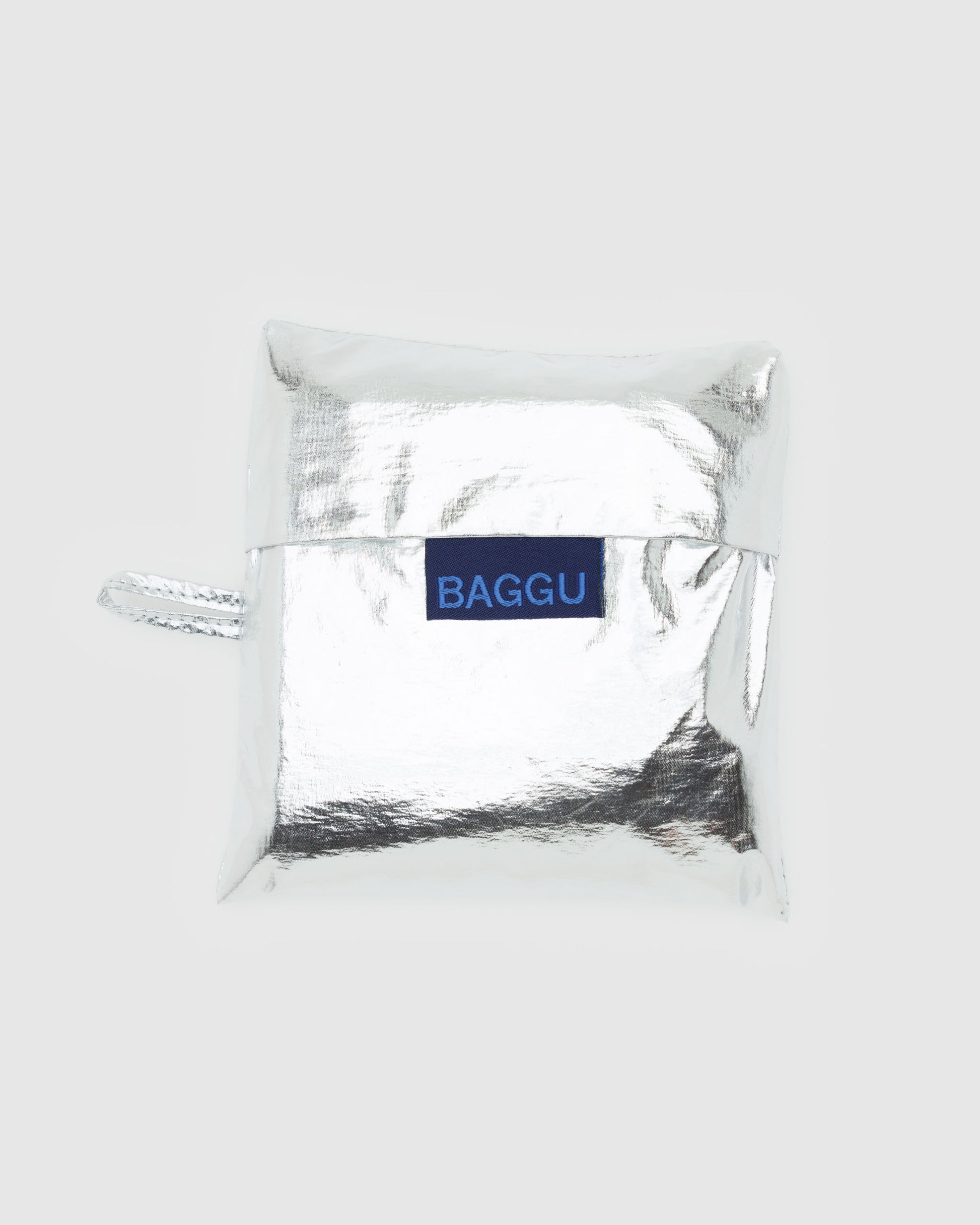 Standard BAGGU Reusable Bag Metallic Silver | Rally Rally Singapore