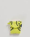 Puffy Earbuds Case - Yellow Happy